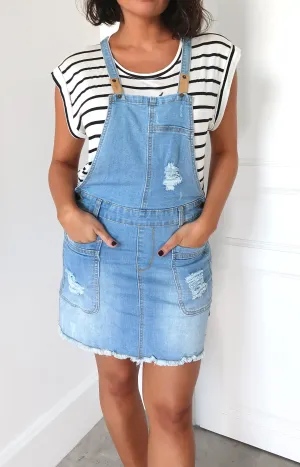Marlie Skirt Denim Pinafore