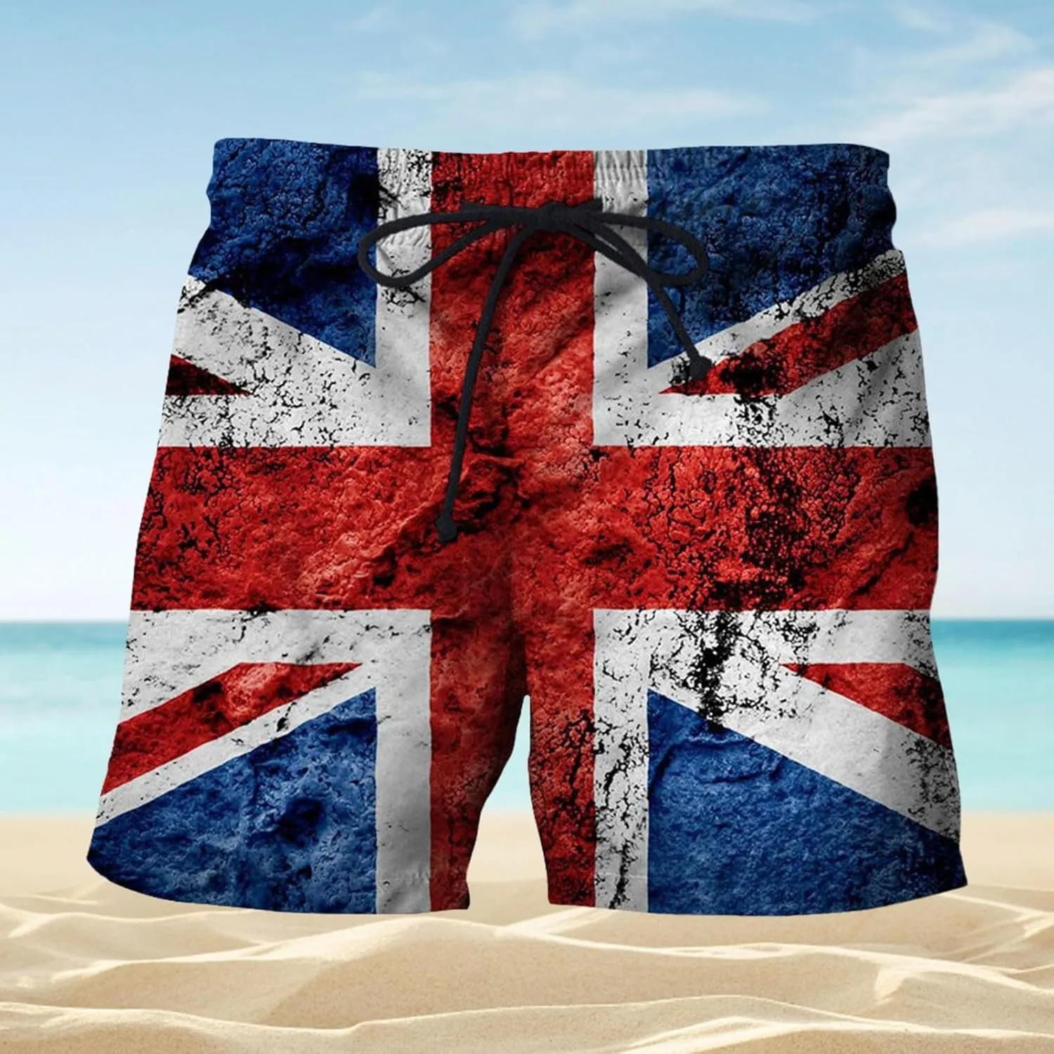 Men 2 Piece Outfits Thin Loose Shorts Large Shorts Casual Beach Pantsmen'S Solid Color Capris Summer Thin Beach