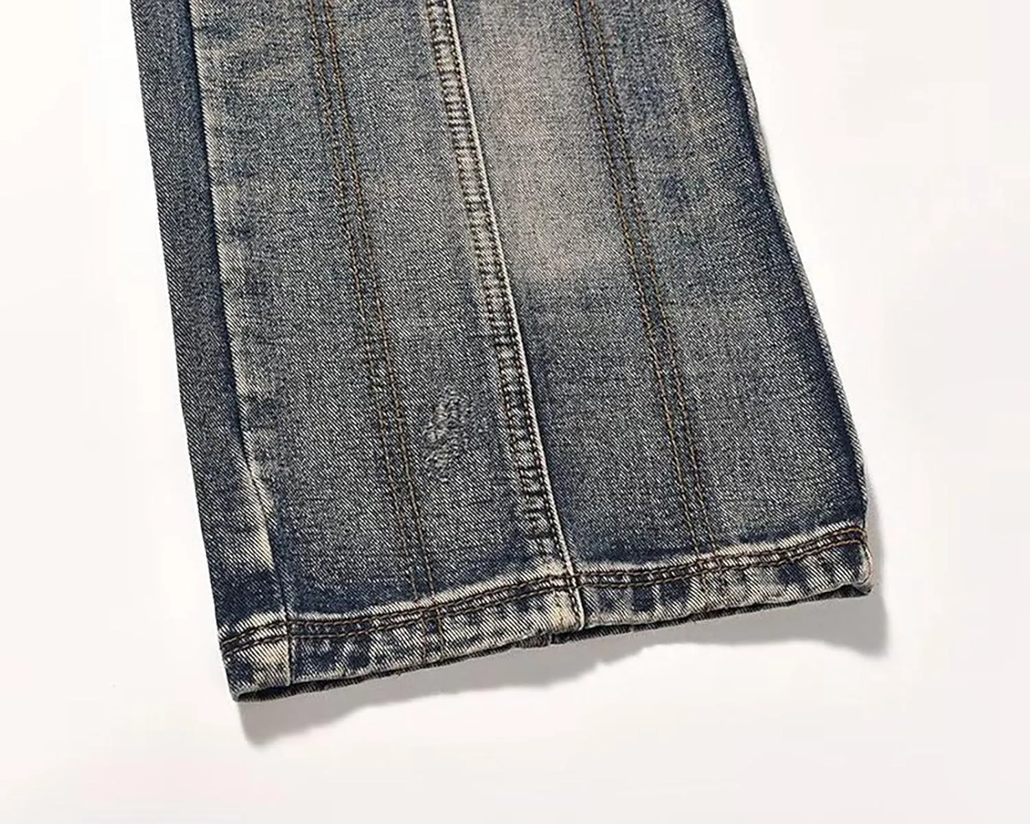 Men's Baggy Jeans Joggers Loose Fit Straight Leg Denim Pants Vintage Relaxed Streetwear Wide Leg Trousers