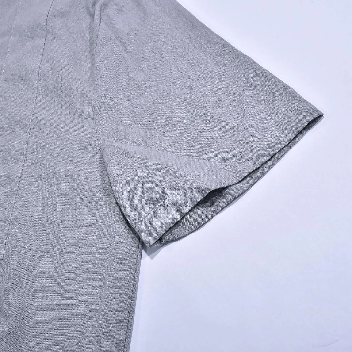 Men's Button Down Shirts Short Sleeve Casual Casual Cotton Summer Beach Wedding Shirts with Pocket Mens Fashion
