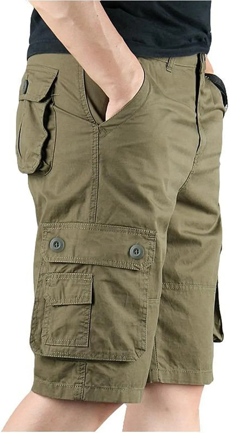 Mens Cargo Shorts and Pants Leisure Color Fashion Men's Solid Summer Men's Pants Shorts Men Cargo Union Cargo Shorts