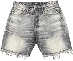 Mens Denim Industrial Black Shorts (J3212S)