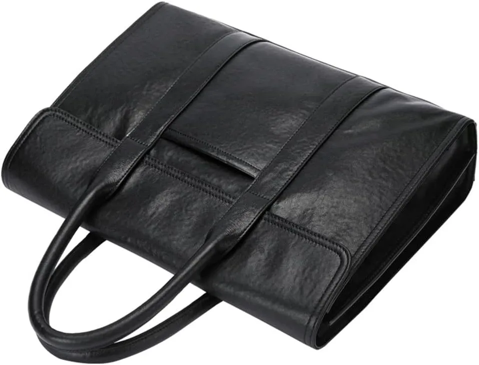 Men's Handbag Leather Business Briefcase Large Capacity Computer Bag Cowhide Office Bag Men