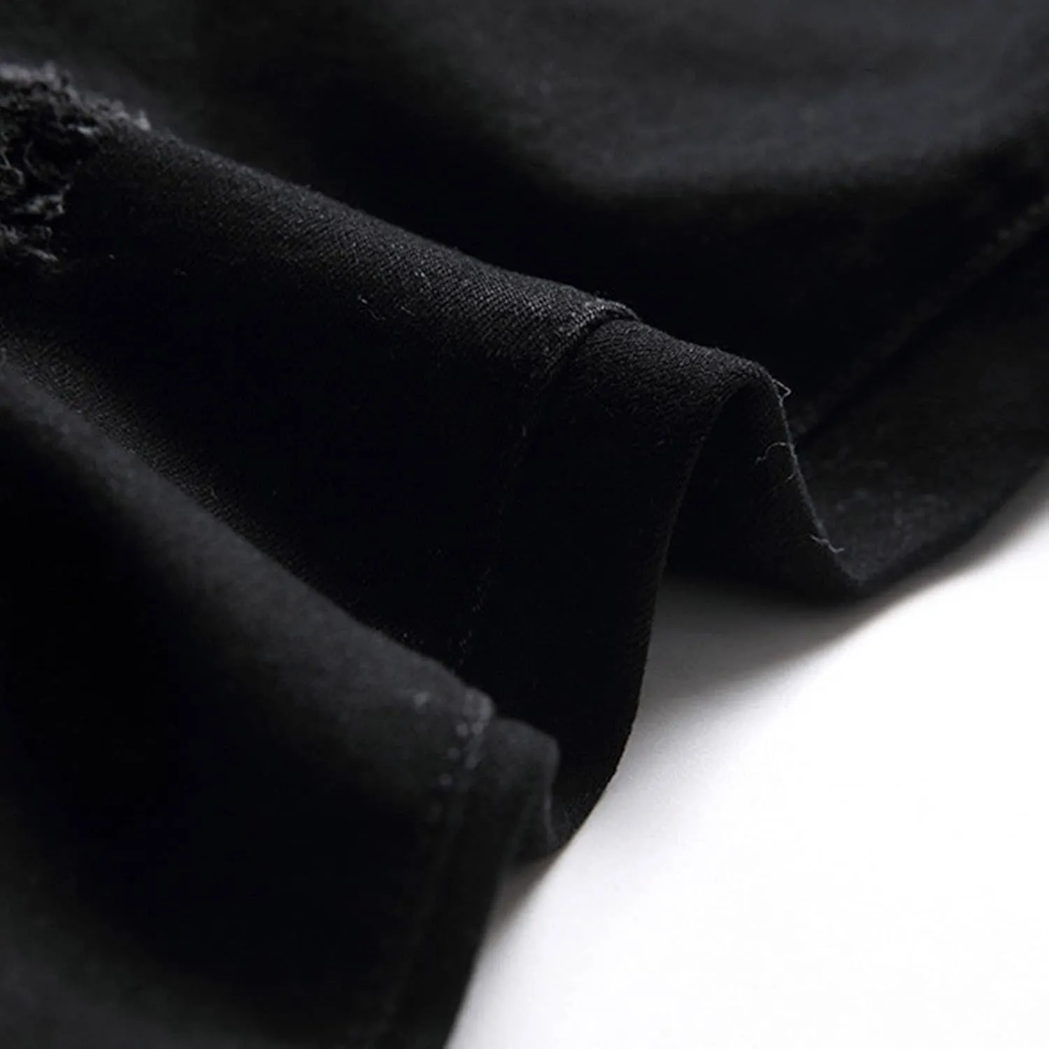 Mens Slim Fit Boot Cut Jeans Jeans Frayed Pants Distressed Rip Trousers Men Jeans Wide Jeans Men Mens