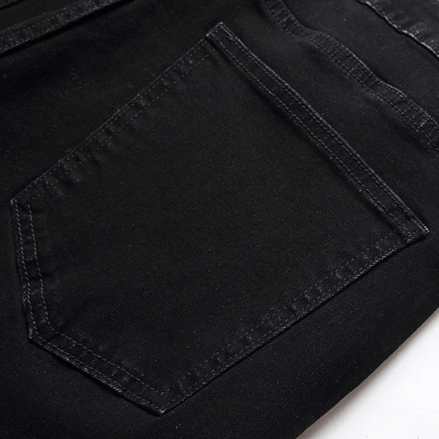 Mens Slim Fit Boot Cut Jeans Jeans Frayed Pants Distressed Rip Trousers Men Jeans Wide Jeans Men Mens