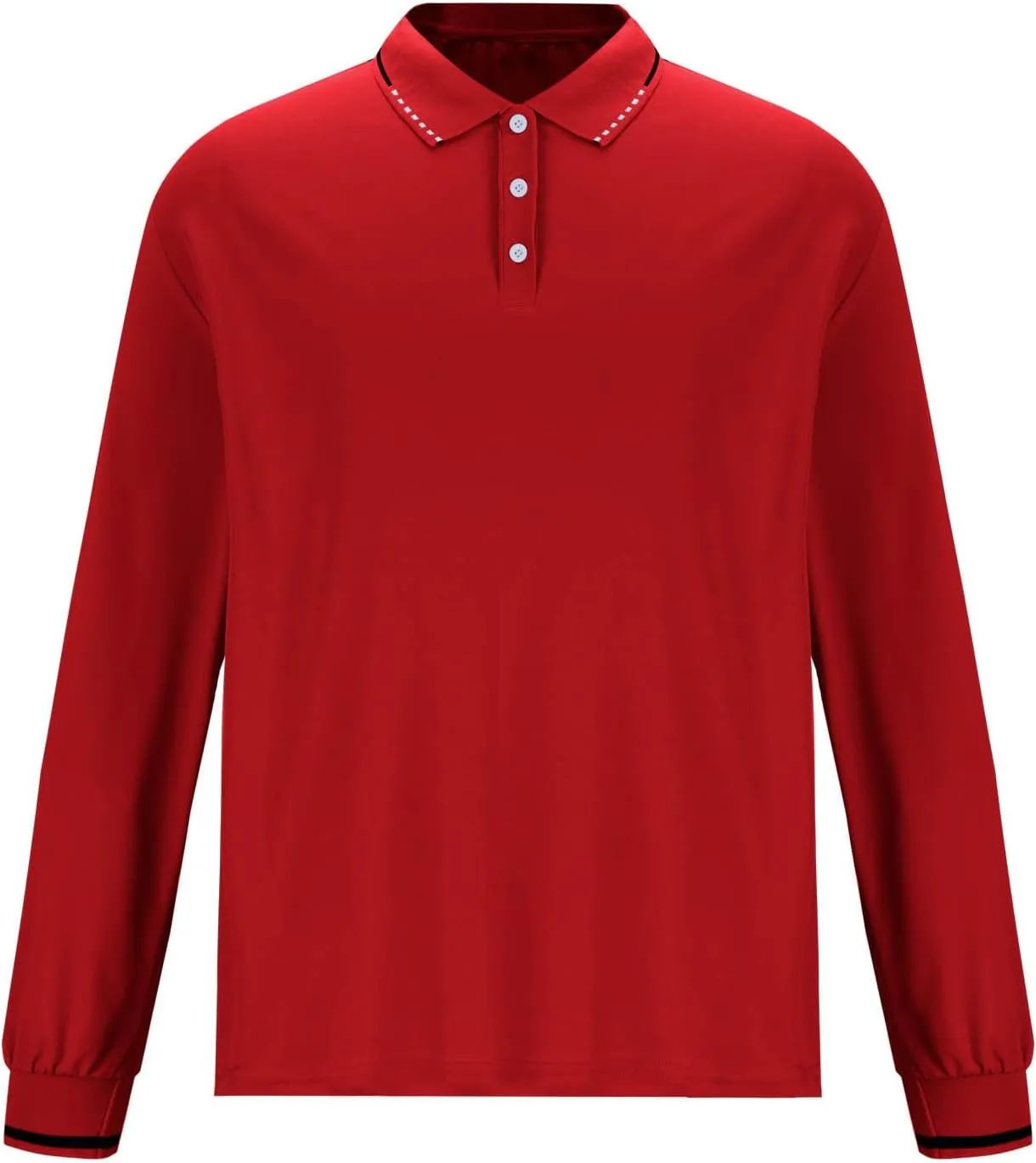Mens Spring and Fall Slim Fit Gym T Shirts Casual Solid Color Polo Shirt Fashion Lightweight Lapel Tops Clothes