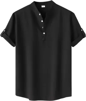 Men's T Shirt Short Sleeve V Neck T-Shirt Casual Summer Tshirt Classic Basic Tee Shirt Vacation Holiday Wedding Tops