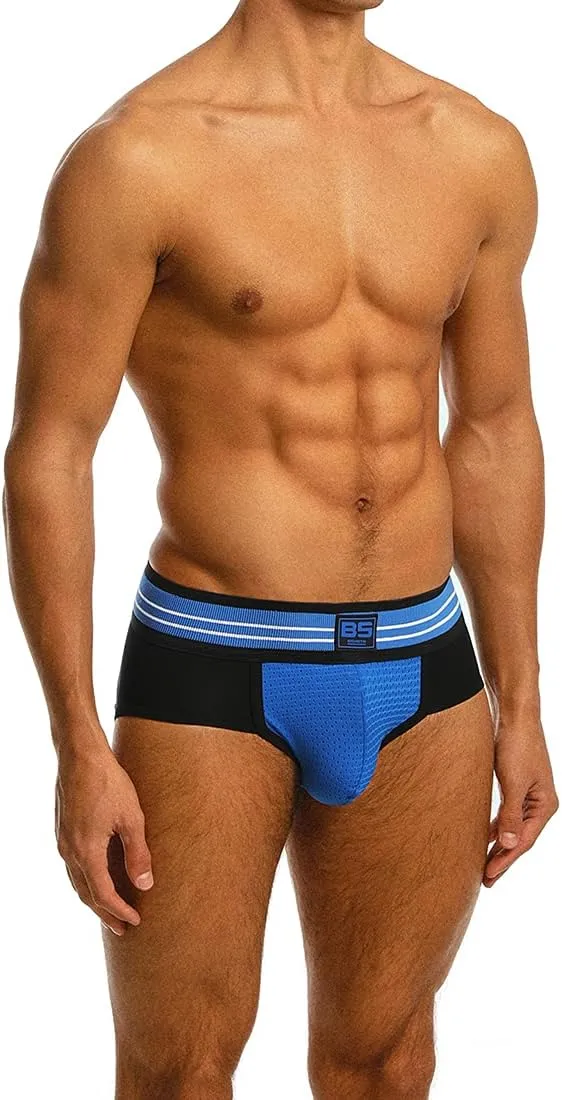 Men's Underwear Briefs 5-Pack Cotton Low Rise Multi Color Soft Underpant