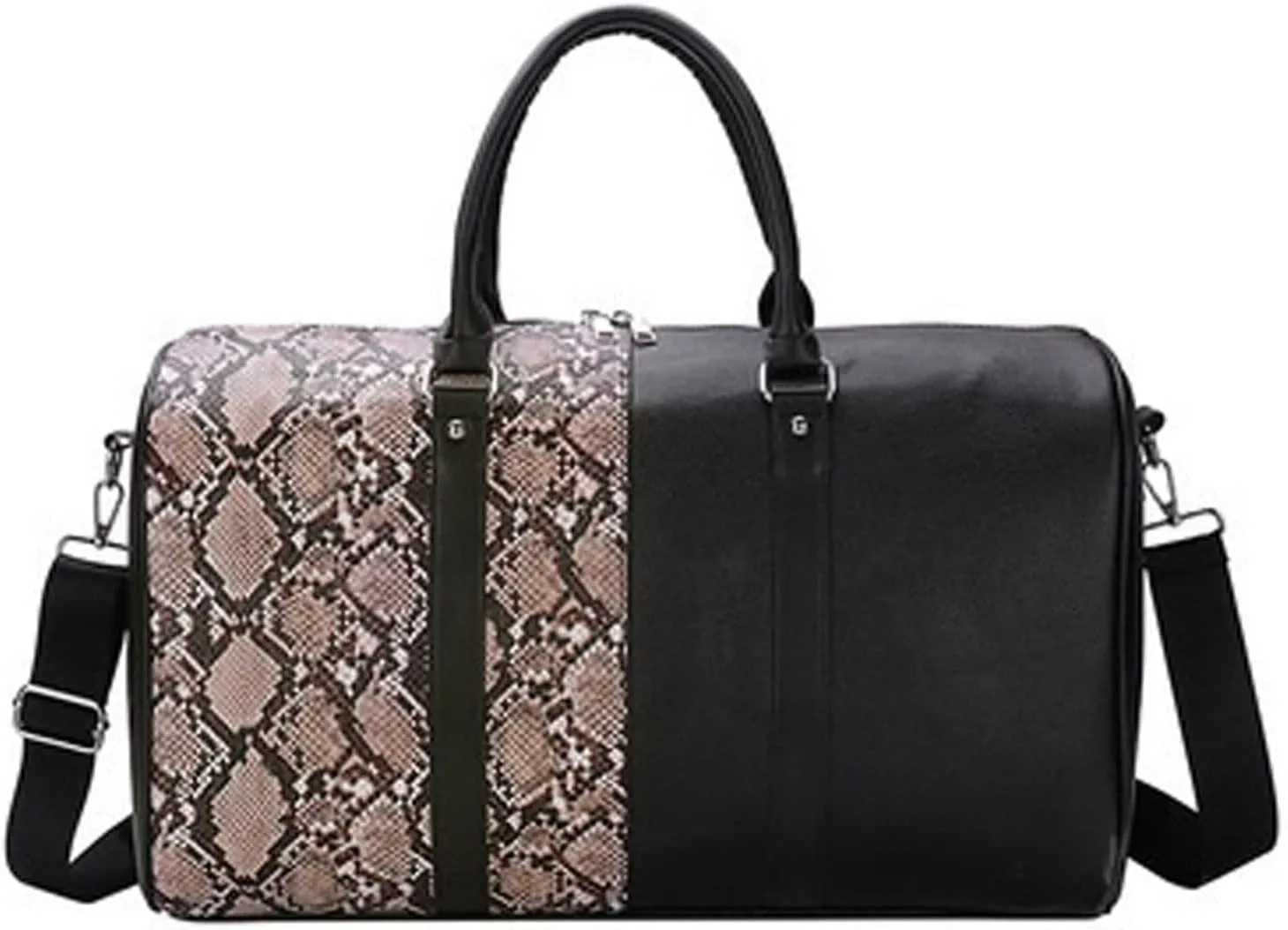 Men's Women's Large Capacity Travel Fashion Leather Waterproof Gym Tote Bag Sports Shoulder Bag Luggage