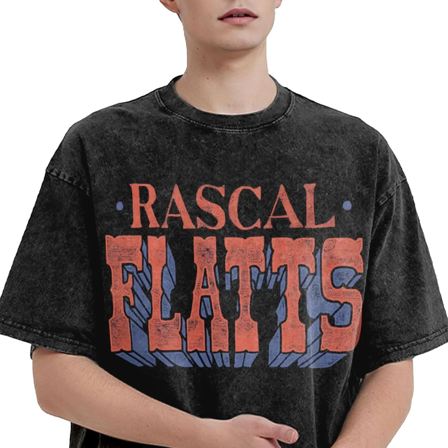 Men's Women's Unisex Fashion T Shirt Oversized Short Sleeve Drop Shoulder Loose Wash Solid Tee