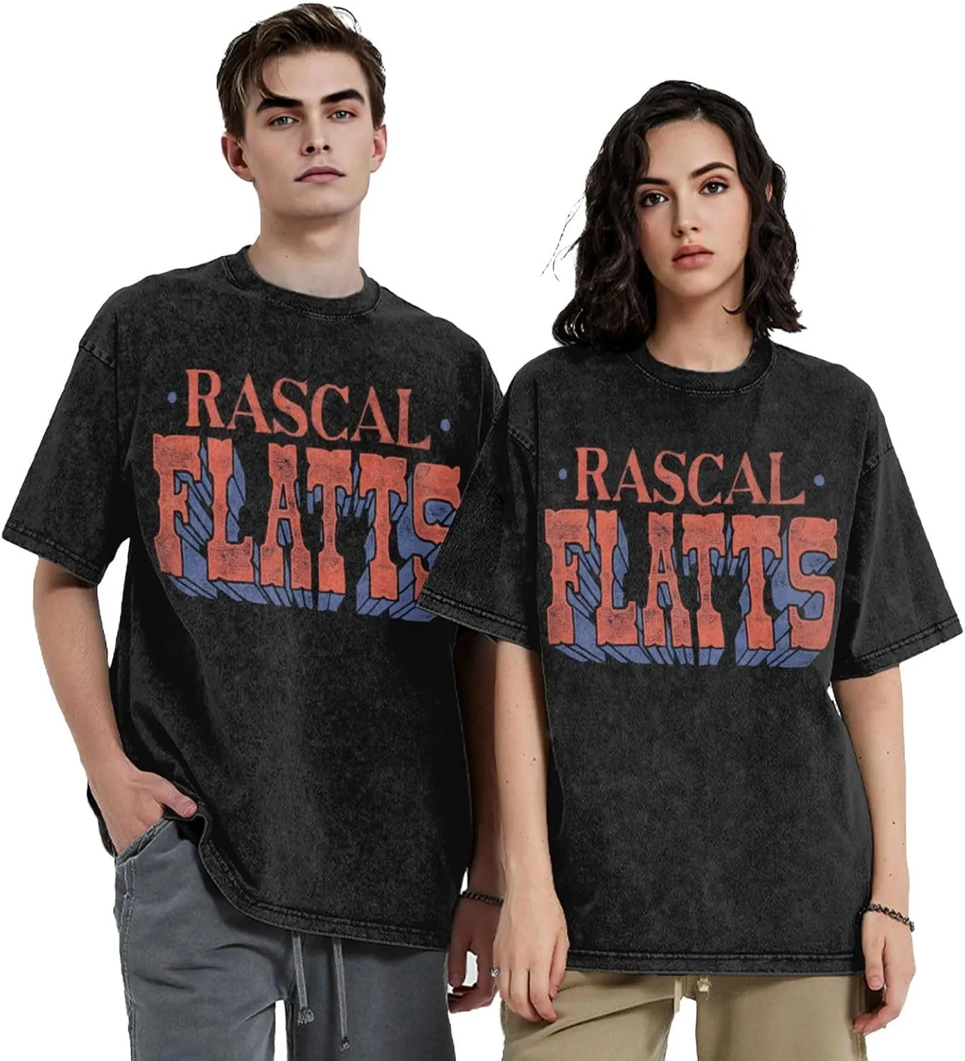 Men's Women's Unisex Fashion T Shirt Oversized Short Sleeve Drop Shoulder Loose Wash Solid Tee