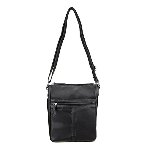 Messenger Crossbody Bag- Black