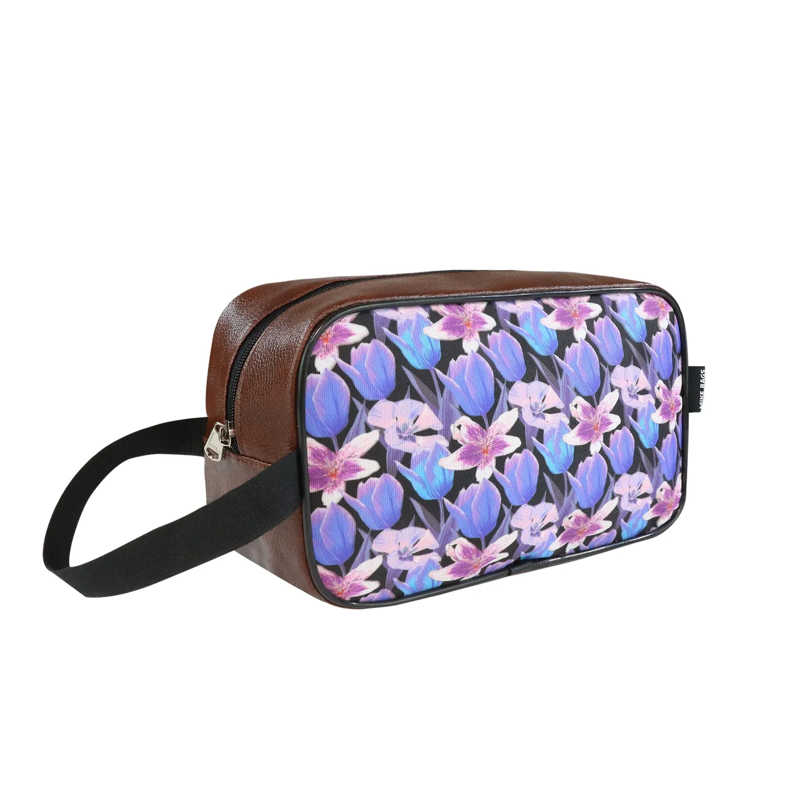 Mike Multi-Functional Makeup Pouch for Women set of 3 - Brown
