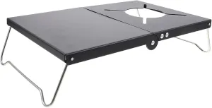 Milisten Outdoor Portable Folding Camping Table Compact Easy to Use for Hiking Picnics and Outdoor Parties Finish Essential Camping Supply