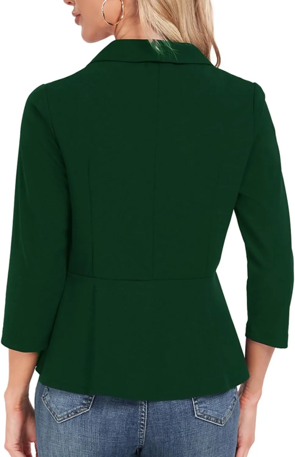 MINTLIMIT Womens Blazer Suit Jackets Dressy 3/4 Sleeve Blazer Casual Business Blazer for Work 2025