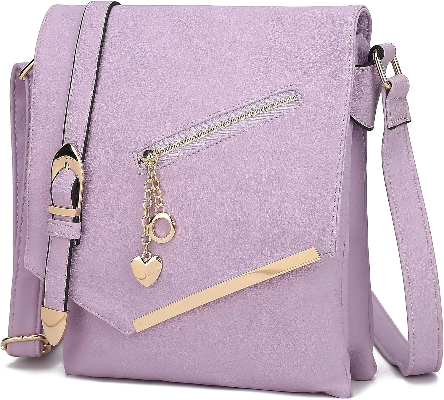 MKF Collection Crossbody Bags for Women, Sling bag Vegan Leather Shoulder bag Ladies Small Purse Handbag by Mia K