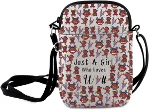MNIGIU RPG Game Lover Gift Just A Girl Who Loves Will Crossbody Bag BG3 Member Shoulder Bag Video Game Player Merch