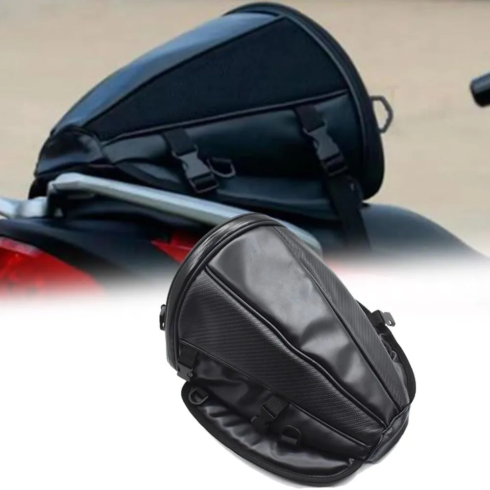 Motorcycle Luggage Case Tank Bag Motorbike Saddle Bag Oil Fuel Tank Bag for Yam&aha MT-01 MT-03 MT-07 MT-09/SR/FZ-07 FZ-09 MT-10(Black 1)