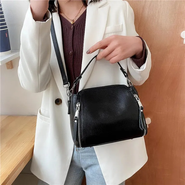 Mujar v2 Women Messenger Bags Females Bucket Bag Vegan Leather Crossbody Shoulder Bag
