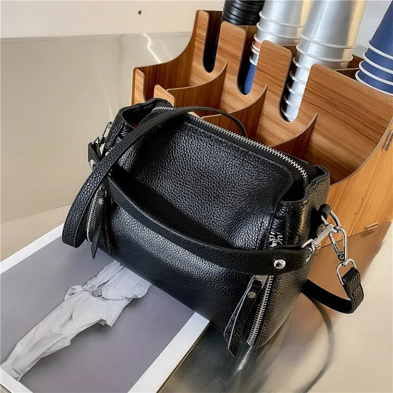 Mujar v2 Women Messenger Bags Females Bucket Bag Vegan Leather Crossbody Shoulder Bag