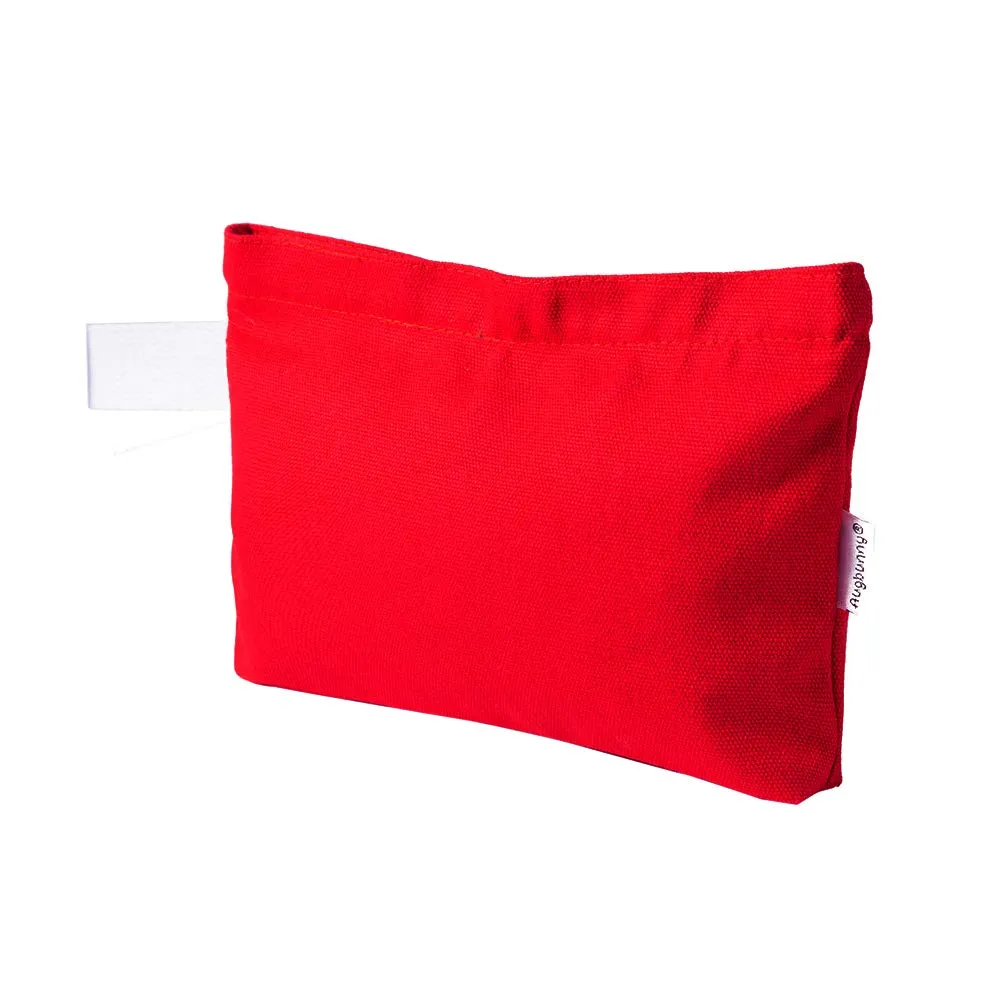 Multi-purpose Cotton Canvas Zipper makeup Bag Pouch 4-pack
