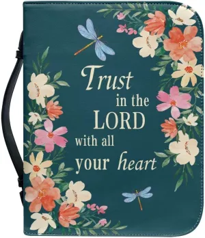 Mumeson Bible Covers for Women Leather Bible Carrying Case Organizer Bag Standard Size Large Capacity Bible Holder