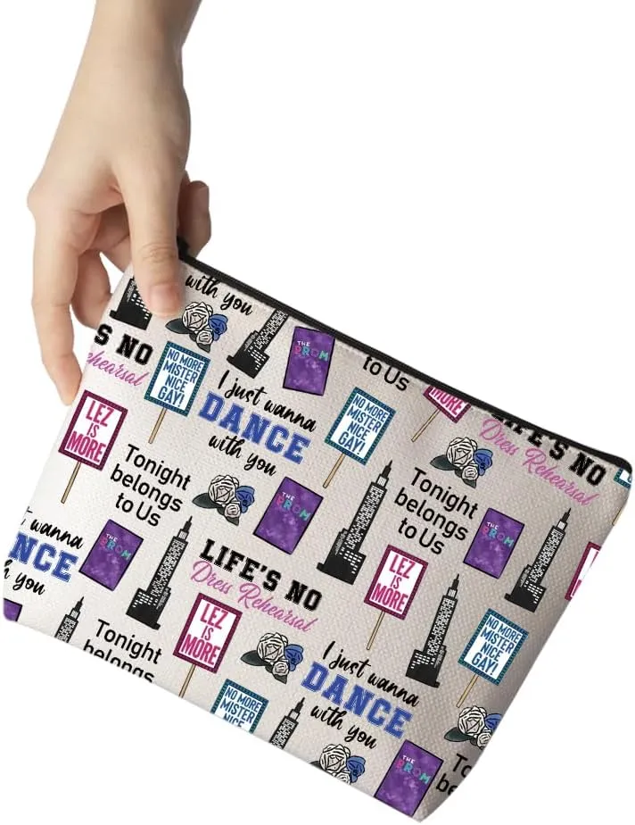 Musical Inspired Gift Musical Theater Zipper Pouch Makeup Bag Gift For Actor Actress (belongs to Us Bag)