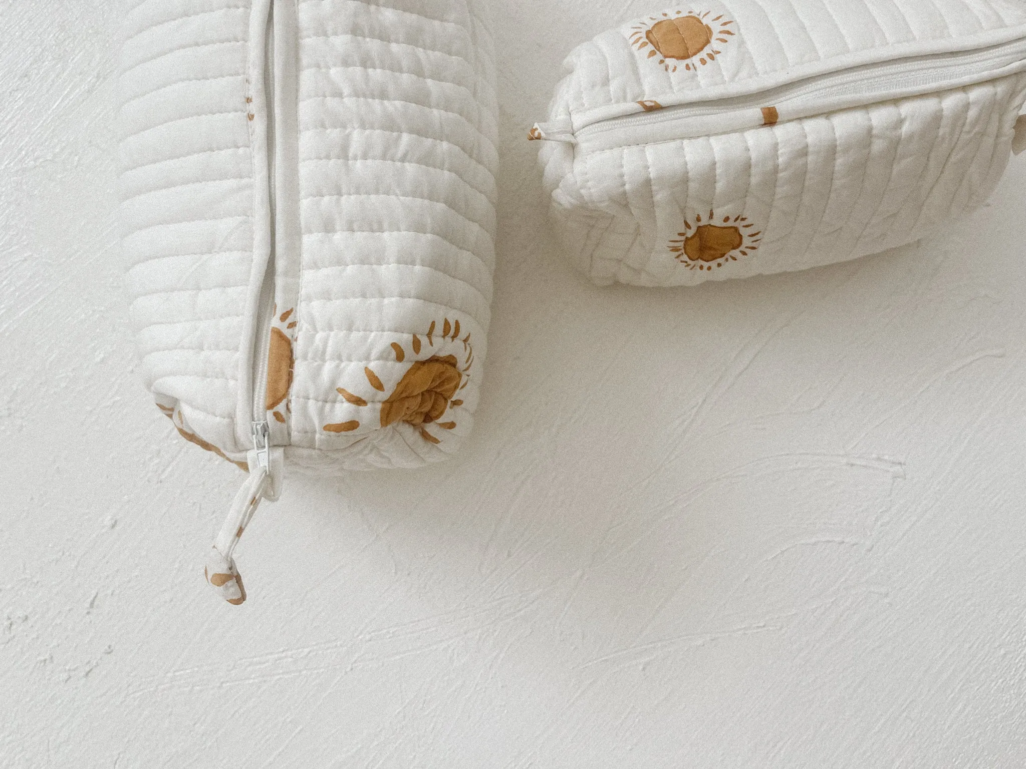 Nappy / Cosmetic Bag Set ~ Sandalwood Sun