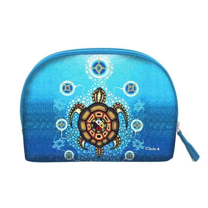 Native Fashion 3pc Cosmetic Bag Set - Medicine Turtle (6175)