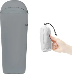 Naturehike 4.5oz Ultralight Washable Sleeping Bag Liner, Lightweight Adult Sleep Sack & Travel Sheets for Backpacking, Hotel, Camping, Hostels, ZY20