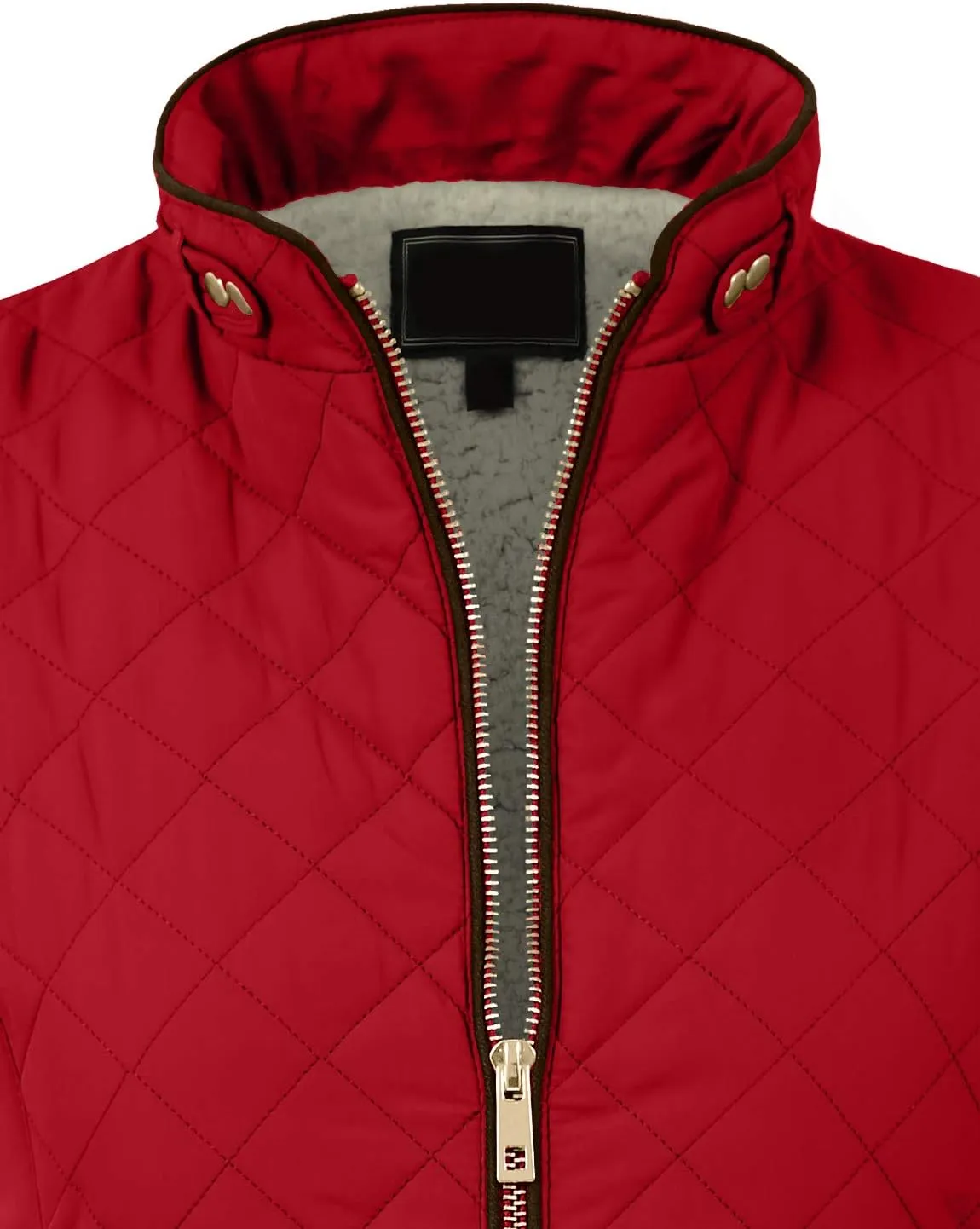NE PEOPLE Women’s Quilted Vest – Reversible Lightweight Sleeveless Full Zip Up Faux Fur Lining Gilet Jacket with Pockets
