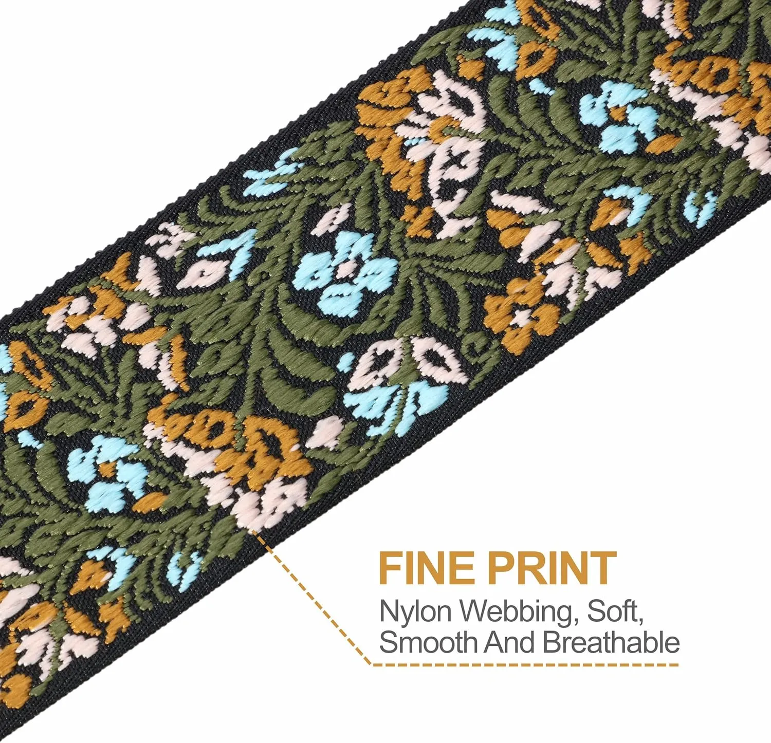 Nefelibata Purse Strap,2" Wide Purse Strap Adjustable Replacement,Multi-pattern Crossbody Handbag Strap