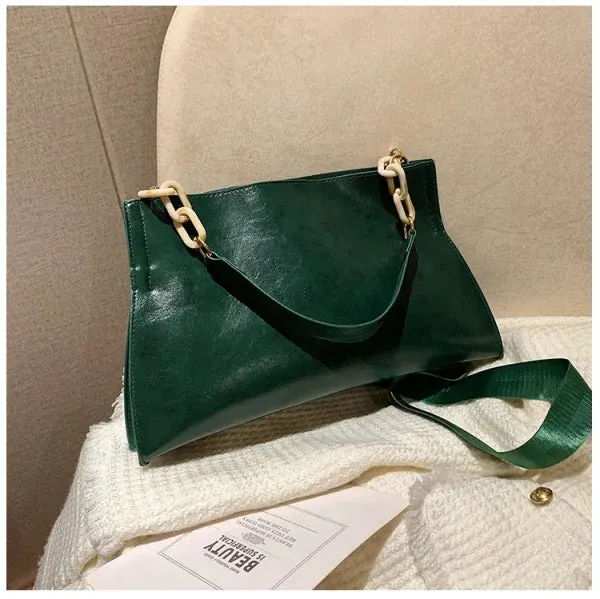New Design Women's Handbag - Soft Synthetic Leather Crossbody Shoulder Bag with Large Capacity