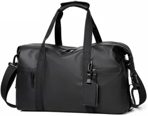 New Retro Short Trip Bag Large Capacity Duffel Motorcycle Training Travel Versatile Vacation Tote Waterproof Leisure Fitness Bag(1)
