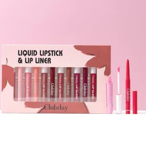 NIE PAN CHONG SHENG Lasting Velvet Matte Lip Glaze Matte Hook Lip Pen 6   6 Combination Set Easy Coloring Lipstick Pen