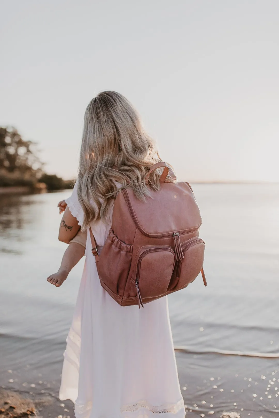 OiOi Nappy Backpack - Dusty Rose