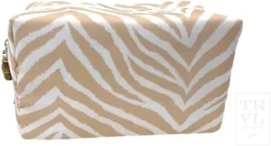 On Board Cosmetic Bag - Hide Stripe Sand2