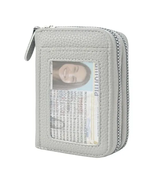 P1403  Faux Leather NGIL Zippered Wallet