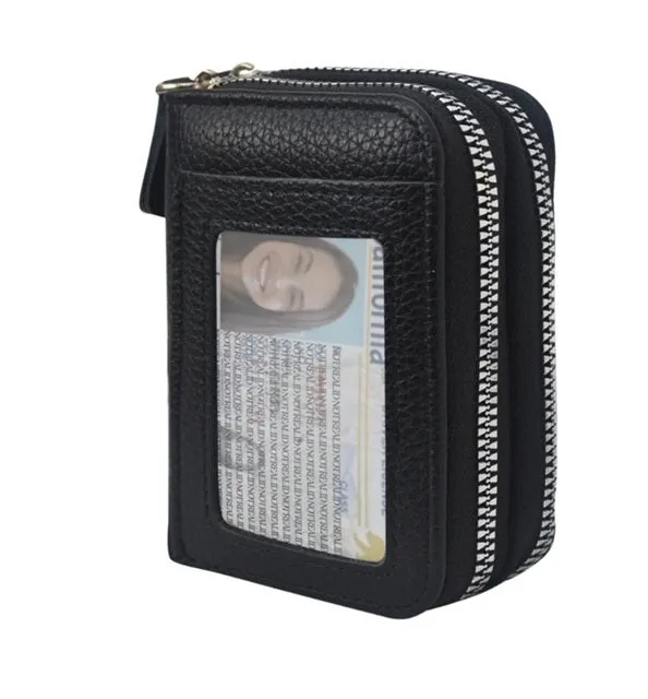 P1403  Faux Leather NGIL Zippered Wallet