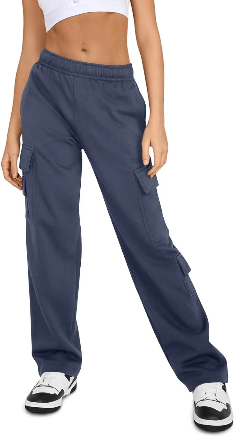 Pants for Women Casual Gradient Print Bottom Sweatpants Pockets High Waist Sporty Plus Size Dress Pants Short