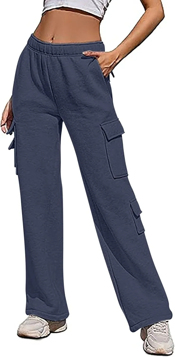 Pants for Women Casual Gradient Print Bottom Sweatpants Pockets High Waist Sporty Plus Size Dress Pants Short