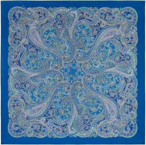 Pavlovo Posad Shawl Women's scarves 100% Pure Natural Merino Wool scarf Russian Wrap 125x125 cm 49x49 inches Pashmina Scarf Wrap No Tassels 2042-13