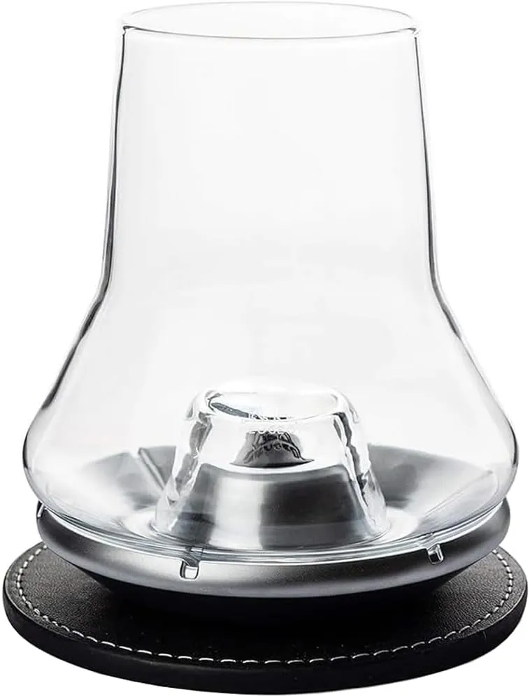 Peugeot - Les Impitoyables Set - Connoisseurs Whiskey Tasting Set with Glass, Chilling Base and Coaster - 38cl / 13oz