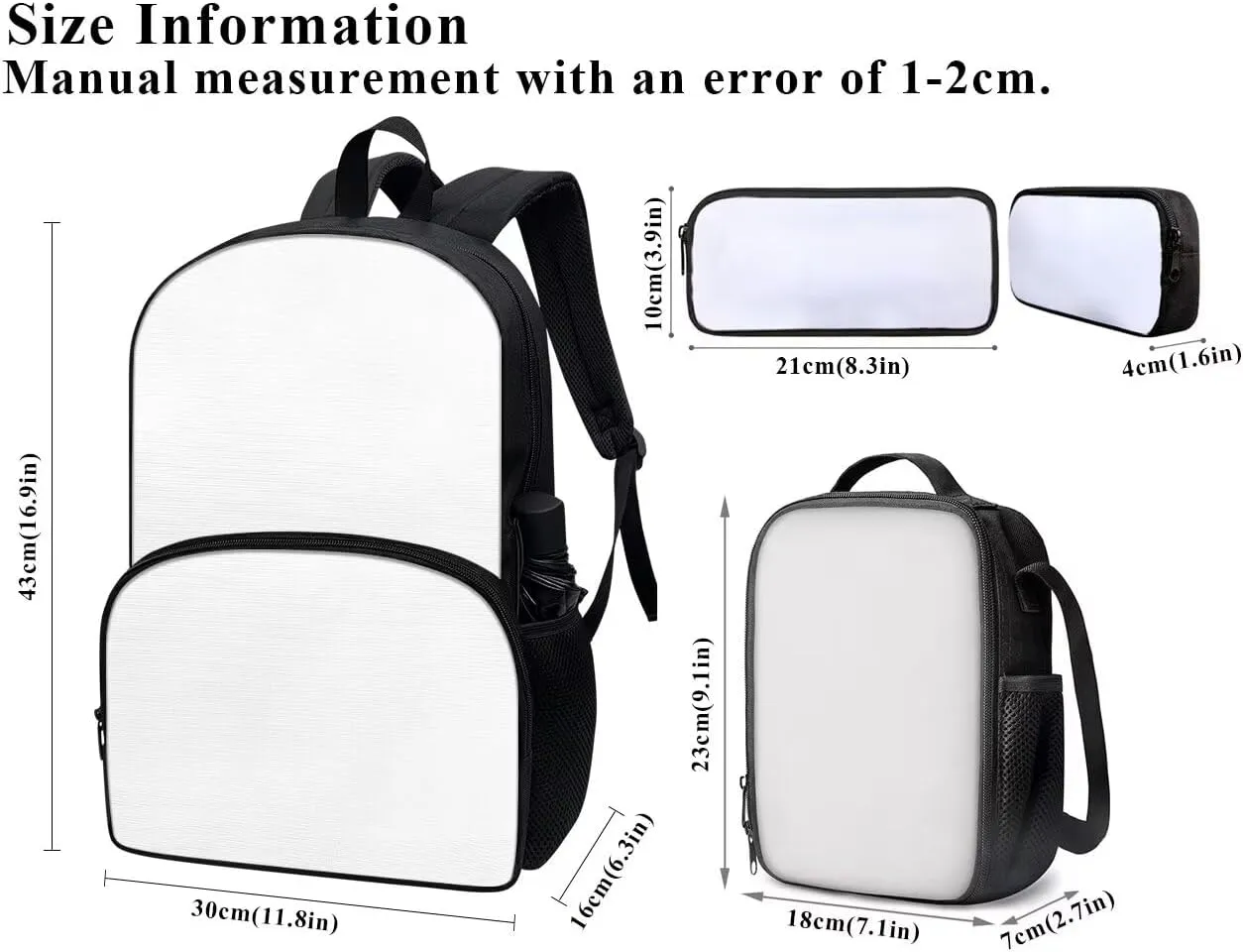 PinUp Angel Cute Dolphin Print Kids Art Oil Painting Animal Pattern Backpack with Lunch Bag Pencil Bag for Elementary Primary School Bags for Children Book Bags Gifts