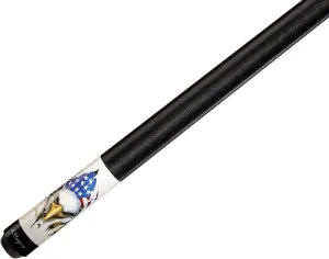 Players D-PEG USA Flag Patriotic Eagle White Pool/Billiards Cue Stick