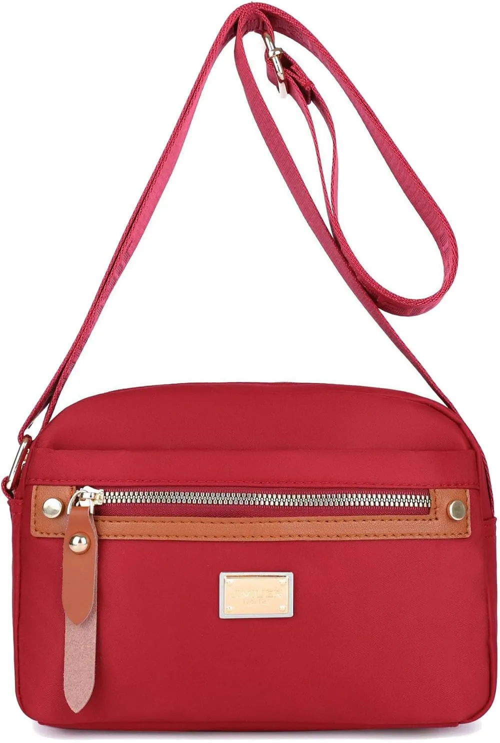Popularate Nylon Crossbody Bag, Nylon Shoulder Messenger Bag, Large Capacity Crossbody Handbag for Women