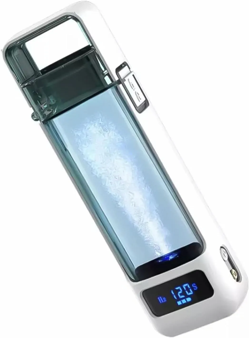 Portable Filter Ionizer Water Bottle, USB Powered 300ML Hydrogen Generator Water Cup, High Concentration Electrolyzed Water Cup, Safety Health Daily Use