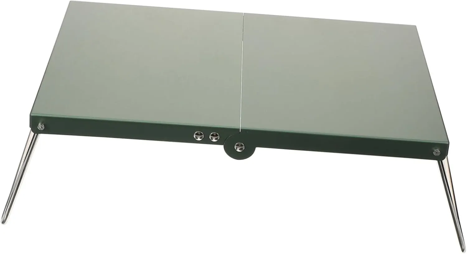 Portable Folding Camping Table Sturdy Stainless Steel Outdoor Picnic Table Easy to Fold Compact Design