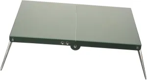 Portable Folding Camping Table Sturdy Stainless Steel Outdoor Picnic Table Easy to Fold Compact Design