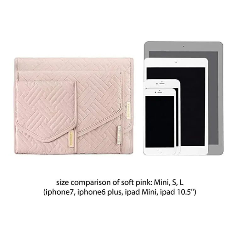 Portable Velvet Jewelry Roll – Travel Organizer Bag